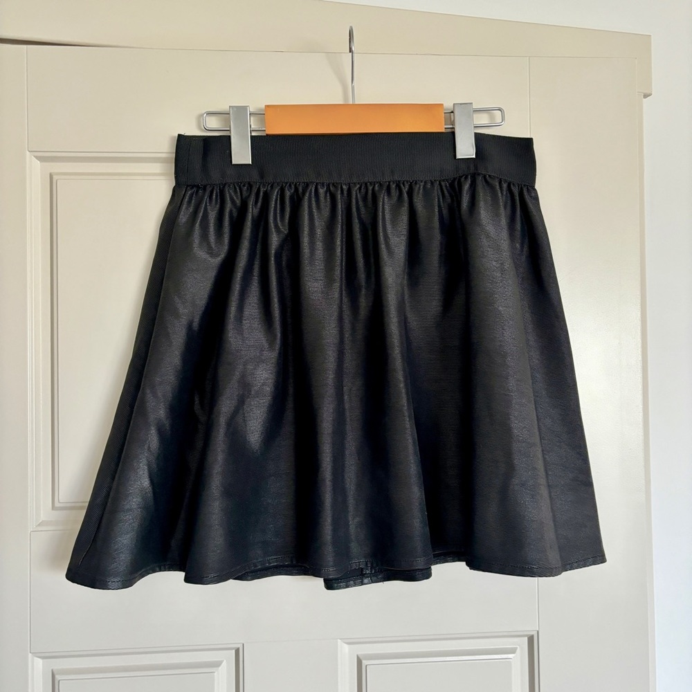 EUC ASOS Black Flare Mini Skirt